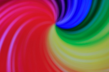 Rainbow rose flower and colorfull petals for backgroundの写真素材