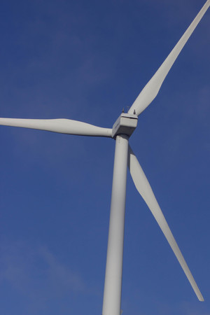 Modern green city powered only by renewable energy sources concept.
