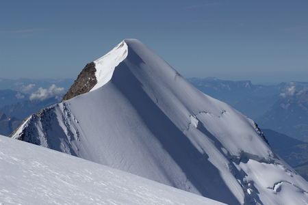 Top of mountain Alpine Franceの写真素材
