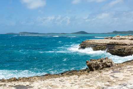 Scenic Ocean Coastline at Devilの写真素材