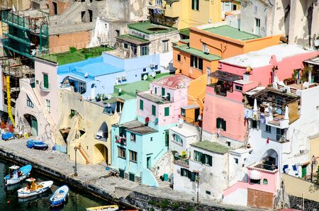 houses of Procidaの写真素材