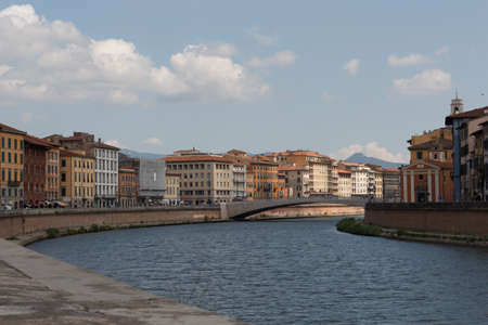 River Arno in Pisaのeditorial素材