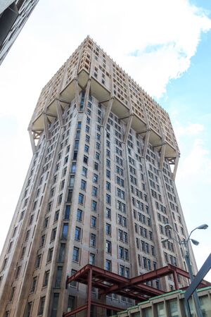 Skyscraper Torre valesca Tower in Milanのeditorial素材