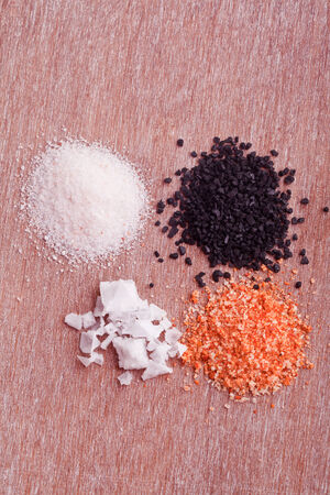 Variety of Different Sea Salts