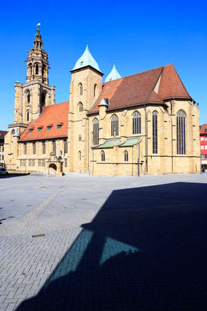 The Church Kilianskirche in Heilbronn, Germanyのeditorial素材