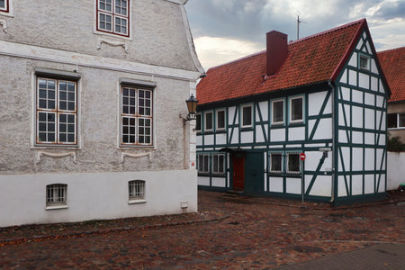 The City of Klaipeda, Baltic States, Lithuania, Europeの写真素材