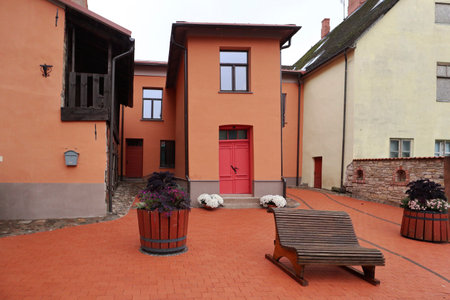 City of Cesis in Latvia, Baltic States, Europeの写真素材