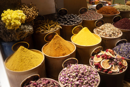 The Egyptian Market in Istanbul, Turkey.の写真素材