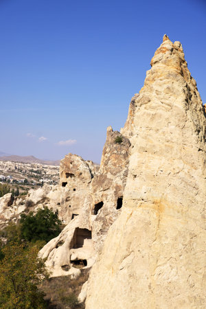 The famous Rock Churches in Goreme, Cappadocia, Turkeyの写真素材