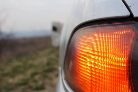 Car turn lightの写真素材
