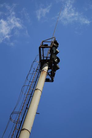 Searchlight columnの写真素材