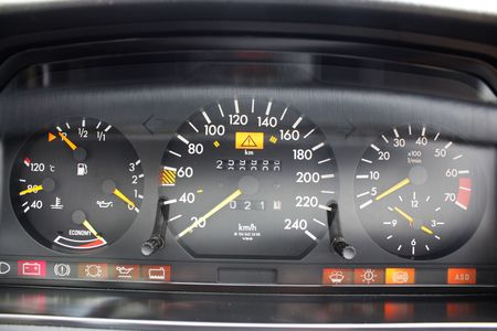 Speedometer and lucky figures