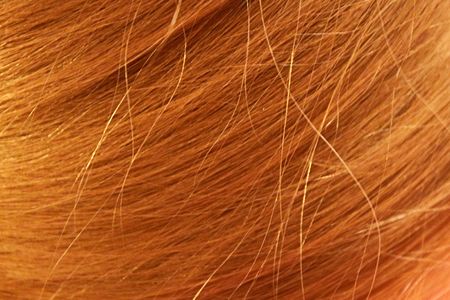 Golden healthy hair textureの写真素材