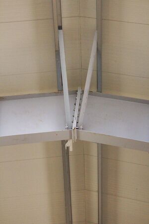 Metallic beams connectionの写真素材