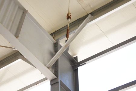 Metallic beams connectionの写真素材