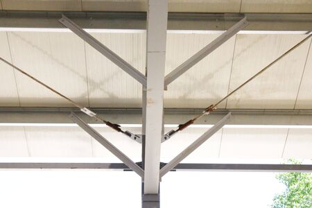 Metallic beams connectionの写真素材