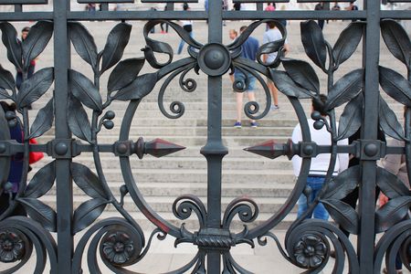 Nice openwork fencingの写真素材