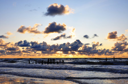 sea of cloudsの写真素材