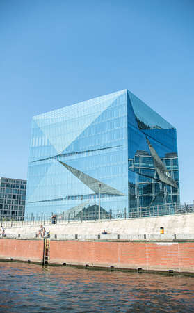 sightseeing boat tour through berlin germany on the spree