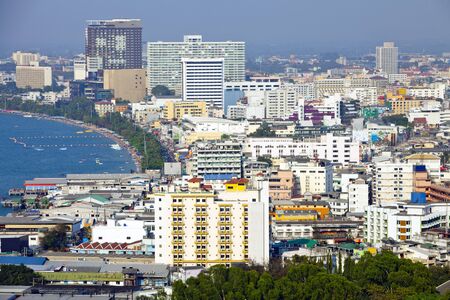 Blick auf Pattaya Thailand am 04.02.2011のeditorial素材