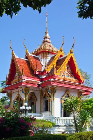 Buddhist Temple  of  Phuket, Thailandの写真素材