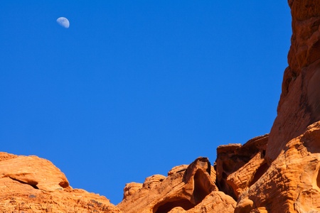 Lake Mead National Area Redstone Dunetrailの写真素材