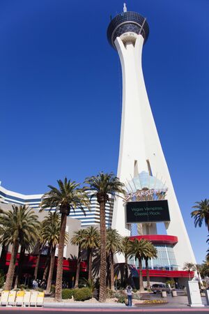 Stratosphere Tower Las Vegas, USA on 04 02 2012のeditorial素材