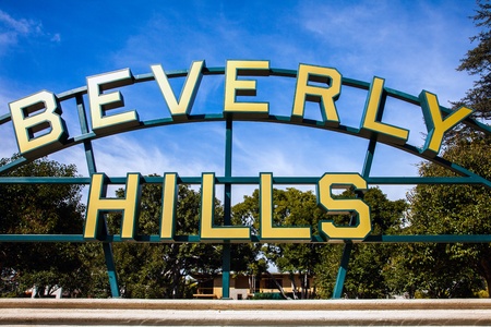 Bverly Hills Signのeditorial素材
