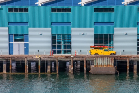 In the port of San Diegoの写真素材