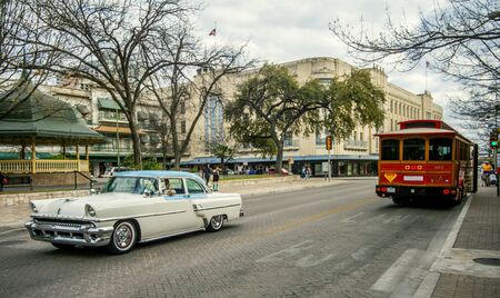 Vintage car in San Antonio Texasのeditorial素材