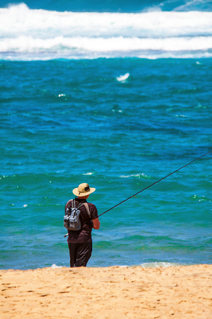 Angler in iSimangaliso Wetland Parkのeditorial素材