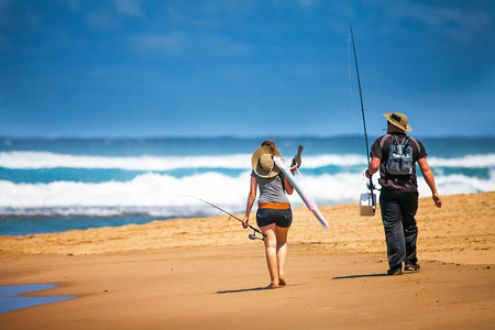 Angler in iSimangaliso Wetland Park SÃÂ¼dafrikaのeditorial素材