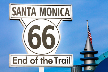 Santa Monica Pierの写真素材