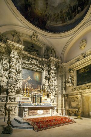 Lecce Apulia Italy on October 14, 2019 in the historic church of SantâIrene the Theatineのeditorial素材