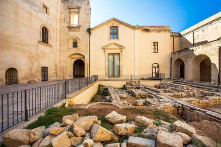 At the castle of Charles V. Lecce. Puglia. Italy.のeditorial素材