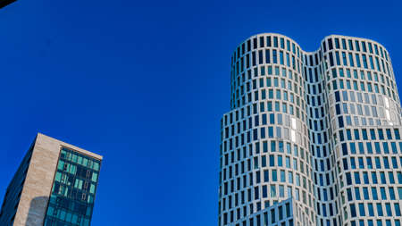 Hotel towers in the skyの写真素材