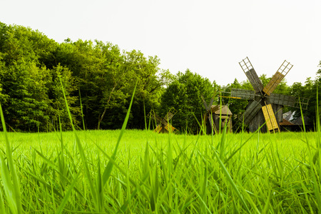 Windmill in Village Museum Sibiuのeditorial素材