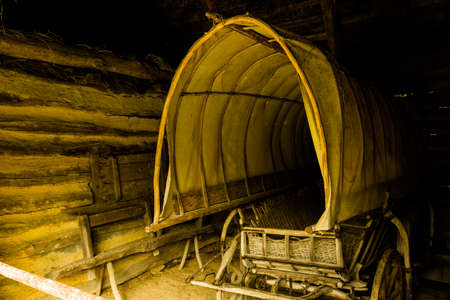 Carriage in Village Museum, Sibiuのeditorial素材