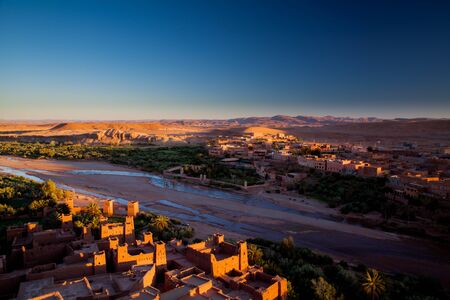 Sunset in Ouarzazateの写真素材