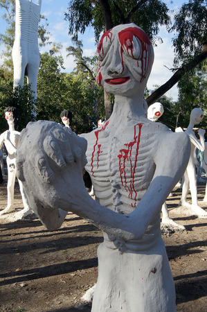 Simulation ghost for segmentation create merit in hell.の写真素材