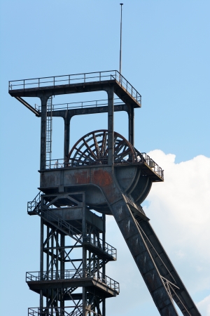 disused mine in Hammの写真素材