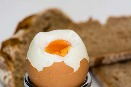 breakfast with eggの写真素材