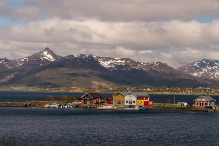 typical landscape in Norwayの写真素材