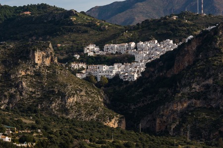 White villages in andalusiaの写真素材
