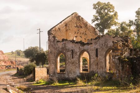 Old industrial mining ruins as sightsの写真素材