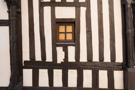 Window in a timbered houseの写真素材