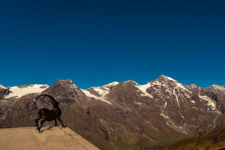 Grossglockner High Alpine Road, Hohe Tauern National Park, Salzburg, Austriaの写真素材