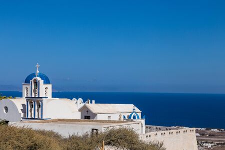 Kamari Santoriniの写真素材