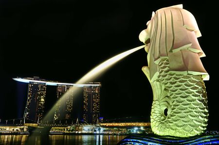 From The View Of The Merlionのeditorial素材