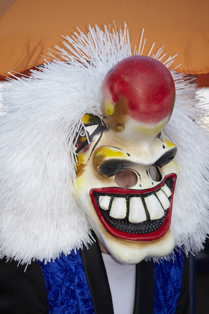 The Carnival at Basel (Basle - Switzerland) in the year 2013. The picture shows some costumed people on February 18, 2013.のeditorial素材